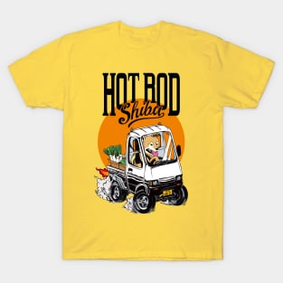 Hot rod Shiba (classic white) T-Shirt